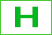 grünes H